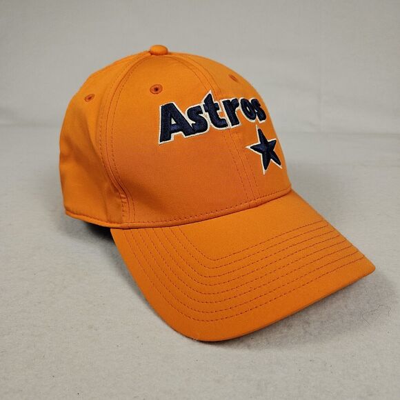 Fanatics Houston Astros MLB Orange Flex Fitted Hat Lightweight Embroidered S / M - Picture 9 of 15